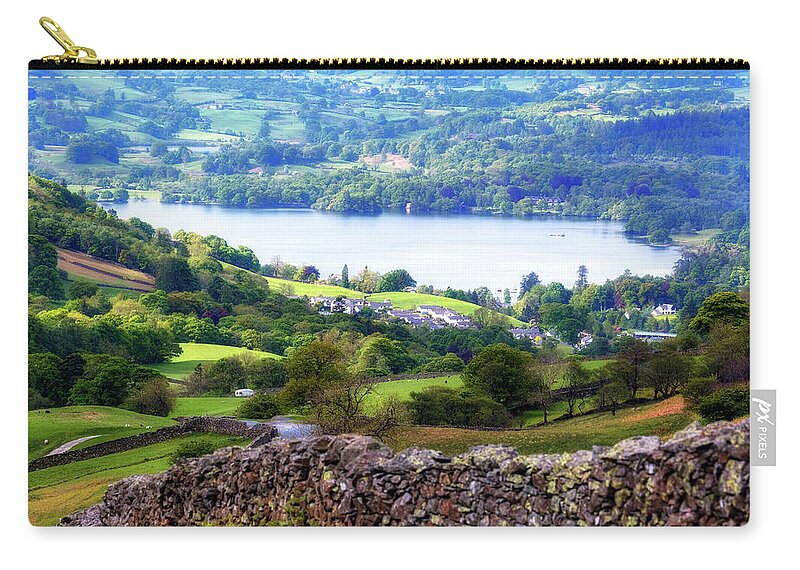 Windermere Zip Pouch featuring the photograph Windermere - Lake District by Joana Kruse