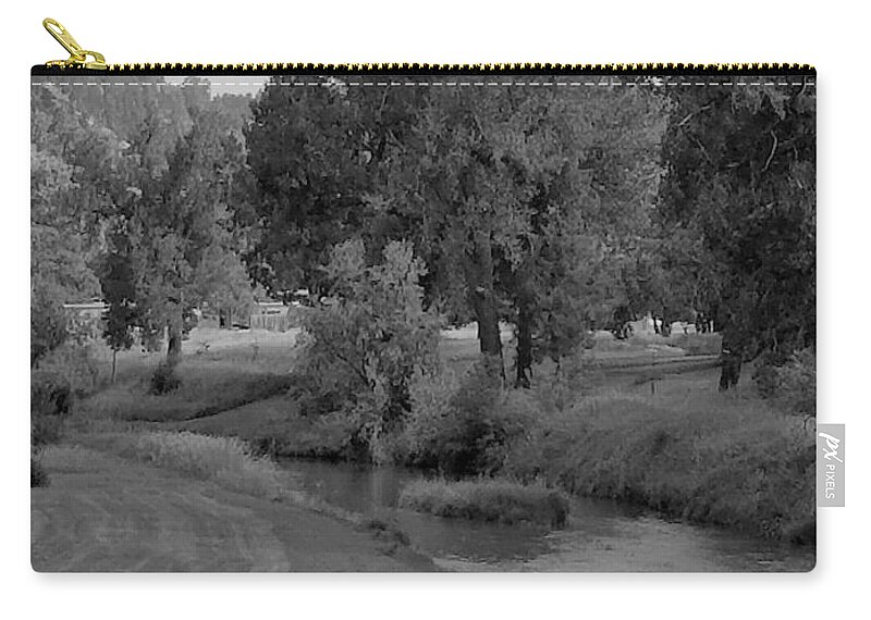 Beautiful Zip Pouch featuring the photograph Wyoming River #1 by Rob Hans