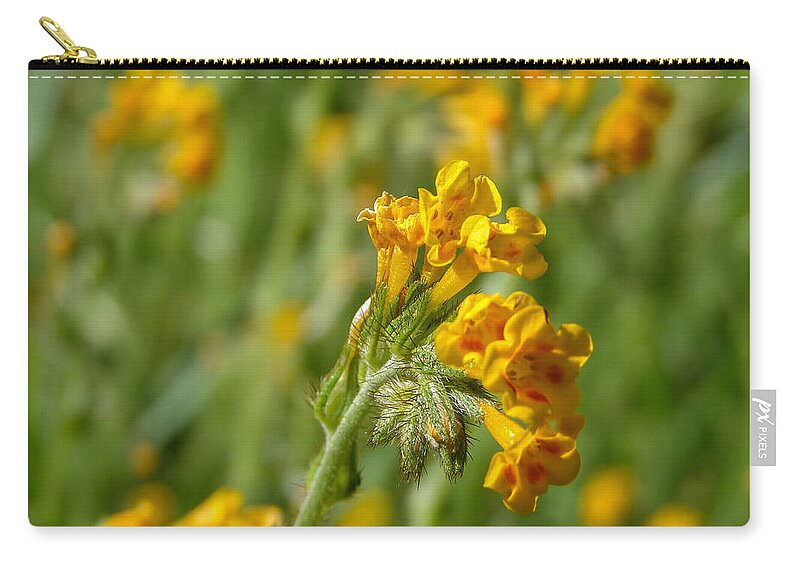 Flowers Zip Pouch featuring the photograph Flowers in Wild by Carl Moore