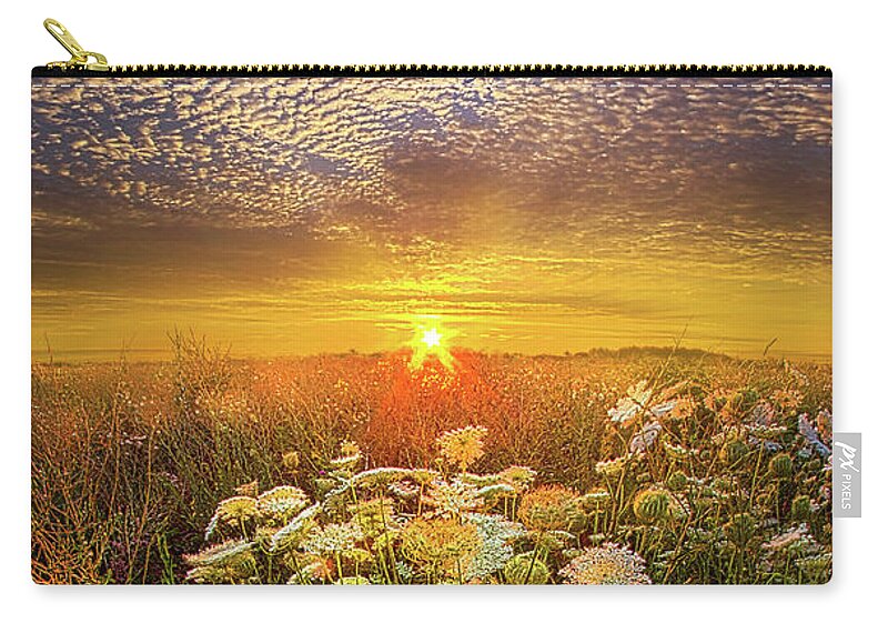 Summer Zip Pouch featuring the photograph Your Whisper Tells A Secret #1 by Phil Koch