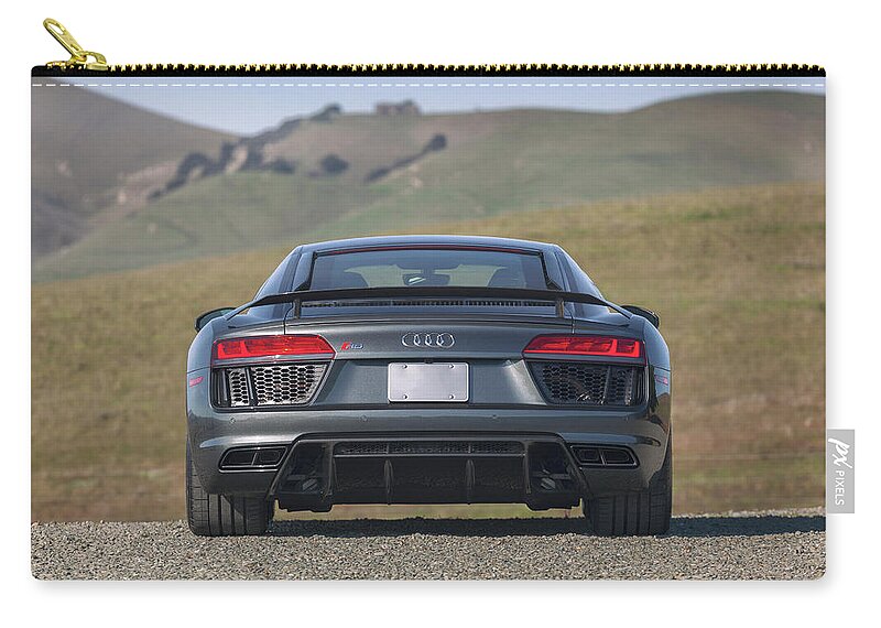 Audi Zip Pouch featuring the photograph #Audi #R8 #V10Plus #Print #10 by ItzKirb Photography