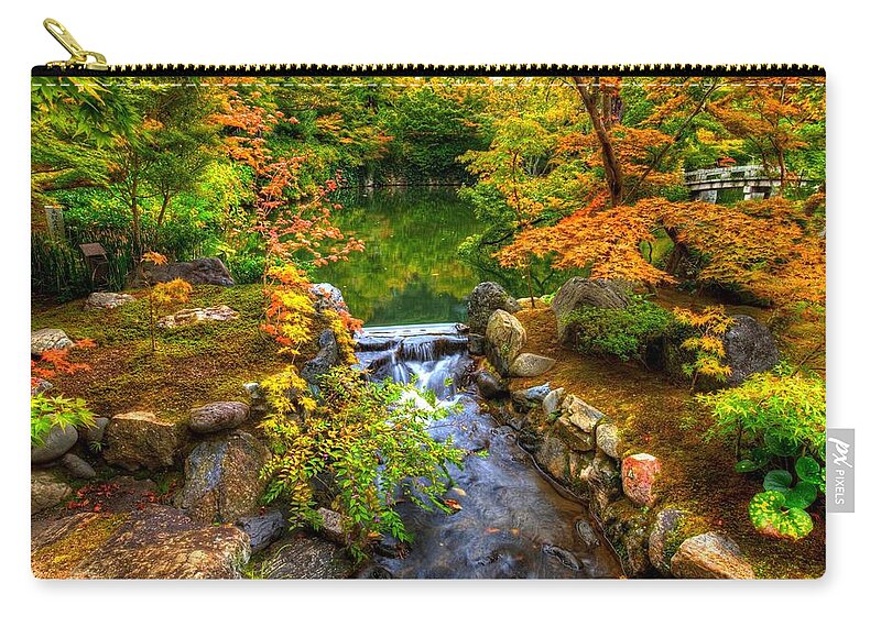 Park Zip Pouch featuring the photograph Park #10 by Jackie Russo