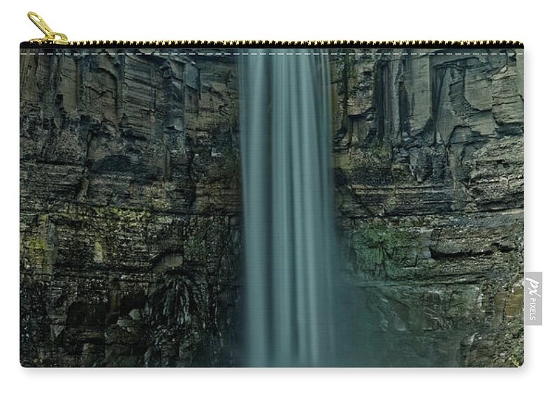 Taughannock Falls Zip Pouch featuring the photograph Taughannock Falls #9 by Doolittle Photography and Art