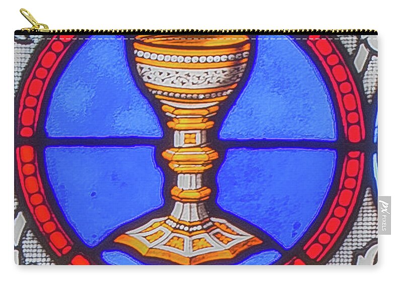 Saint Annes Zip Pouch featuring the digital art Saint Anne's Windows #11 by Jim Proctor