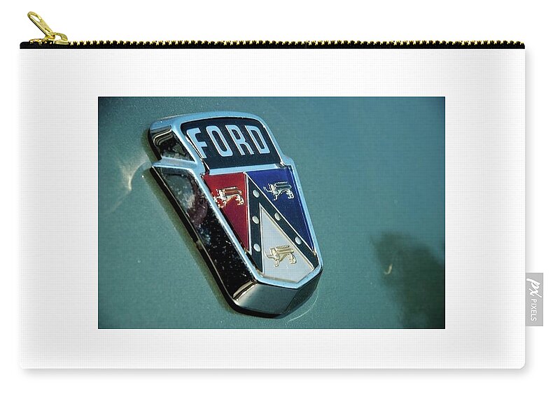Ford Zip Pouch featuring the photograph Ford #12 by Mariel Mcmeeking