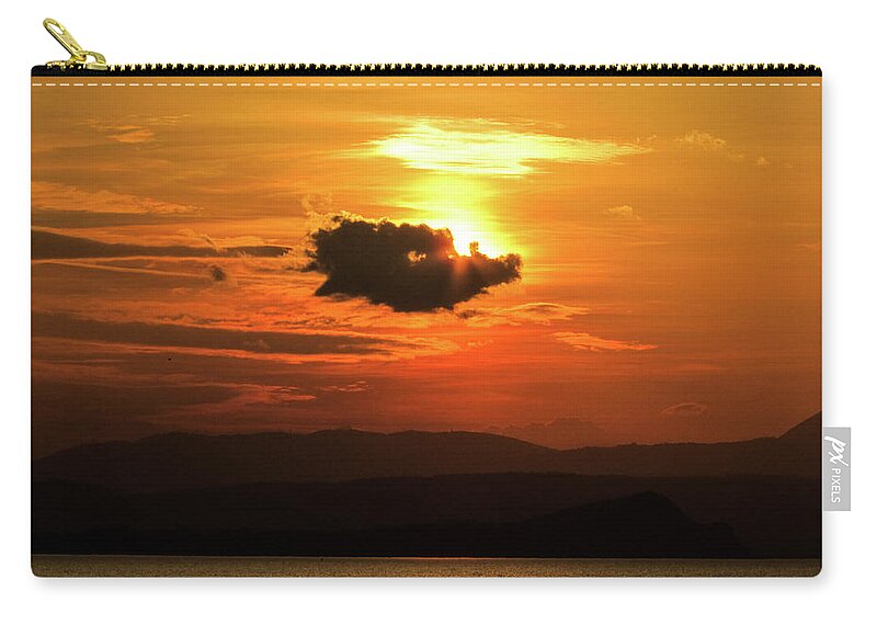 Sunset Zip Pouch featuring the photograph Sunset #12 by Cesar Vieira