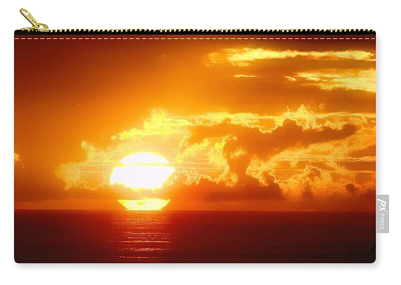 Sunset Zip Pouch featuring the photograph Sunset #127 by Jackie Russo