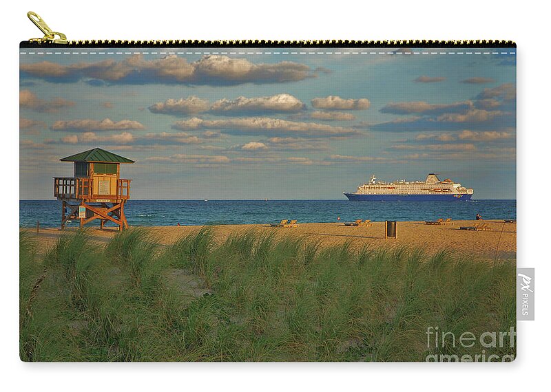 Bahamas Celebration Zip Pouch featuring the photograph 13- Cruising In Paradise by Joseph Keane