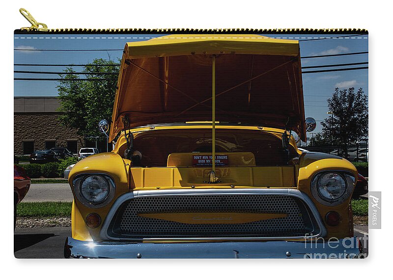 Fineartroyal Zip Pouch featuring the photograph Classic Car #138 by FineArtRoyal Joshua Mimbs