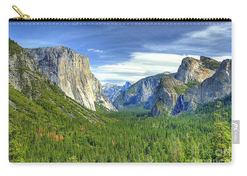 Yosemite Zip Pouch featuring the photograph In Yosemite #14 by Marc Bittan