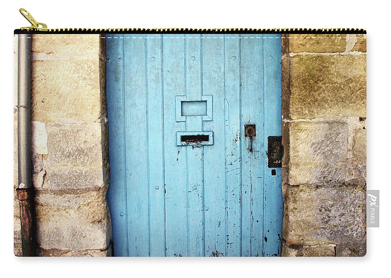 Door Zip Pouch featuring the photograph #14 La Roche Guyon #14 by Hugh Smith