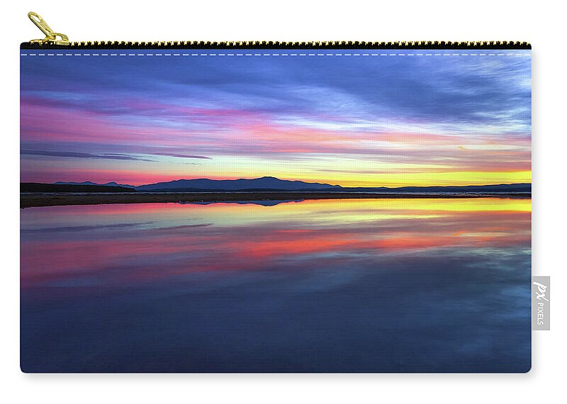 New Hampshire Zip Pouch featuring the photograph Lake Winnipesaukee - Layers by Robert Clifford