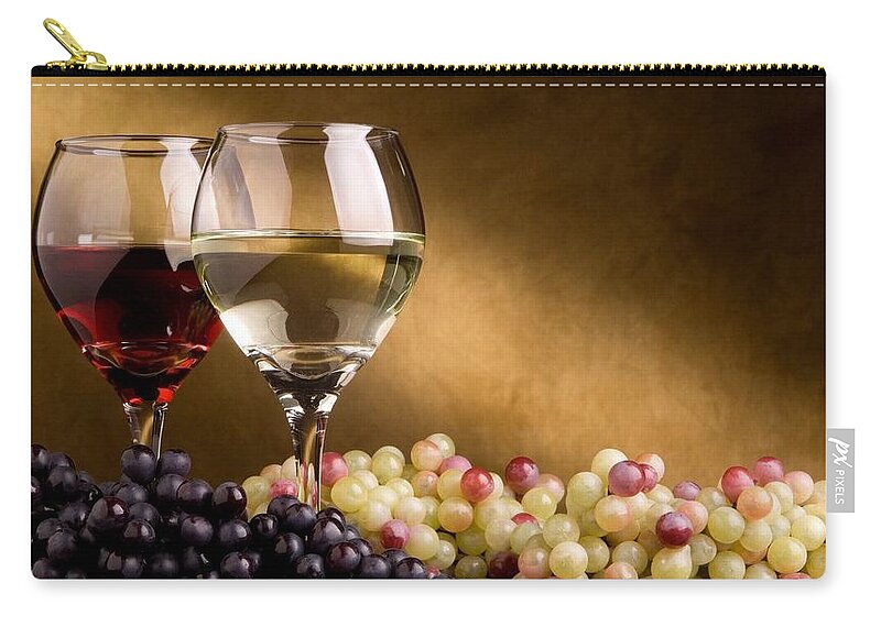 Wine Zip Pouch featuring the photograph Wine #14 by Jackie Russo