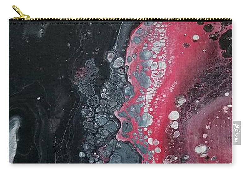 Abstract Zip Pouch featuring the painting #147 #147 by Gerry Smith