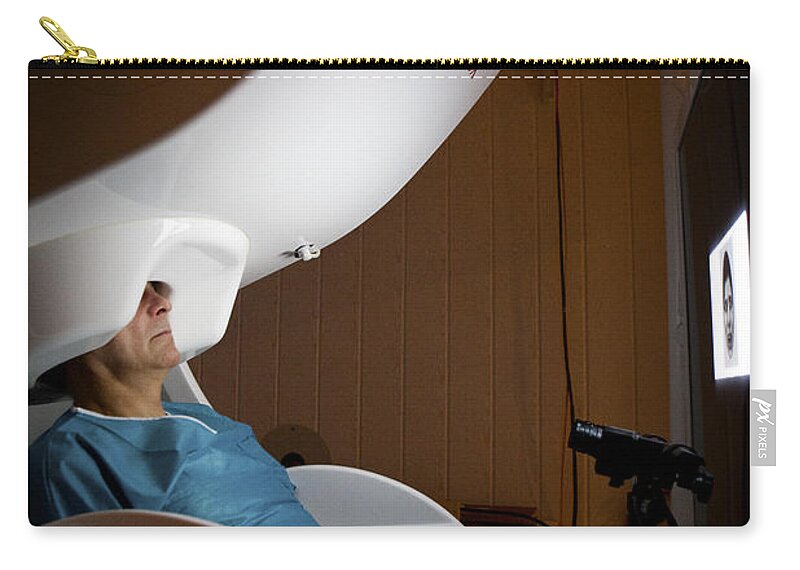 Examination Zip Pouch featuring the photograph Magnetoencephalography #15 by Amlie Benoist