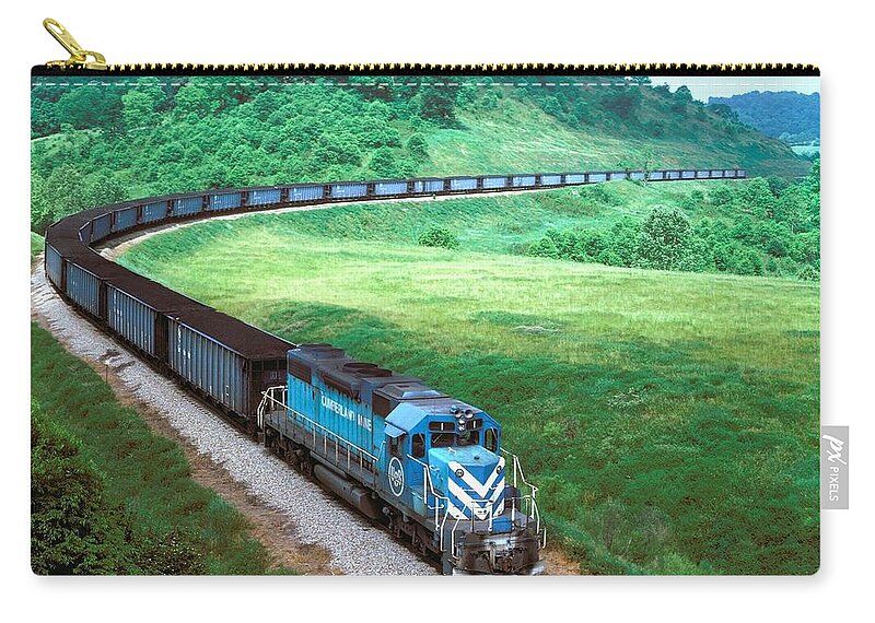 Train Zip Pouch featuring the photograph Train #15 by Jackie Russo
