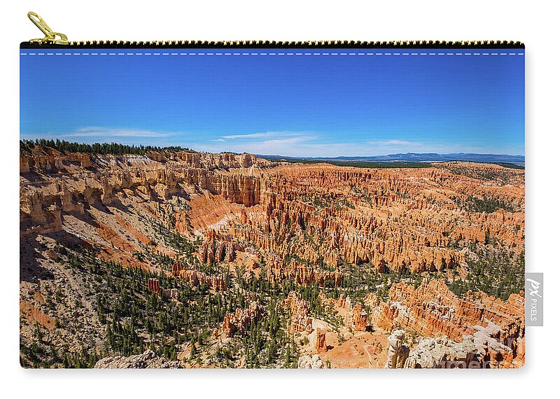 Bryce Canyon Zip Pouch featuring the photograph Bryce Canyon Utah #17 by Raul Rodriguez