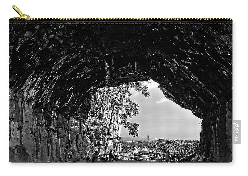 China Zip Pouch featuring the photograph China Guilin landscape scenery photography #18 by Artto Pan