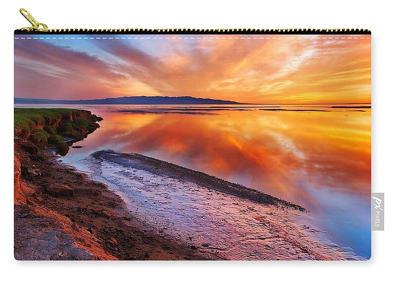 Sunset Zip Pouch featuring the photograph Sunset #18 by Jackie Russo
