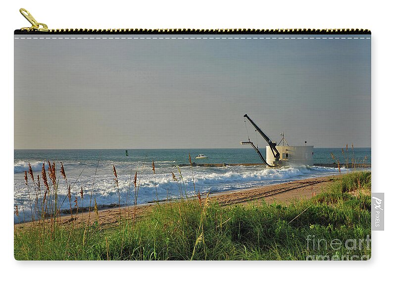 Pump House Zip Pouch featuring the photograph 19- The Pump House by Joseph Keane