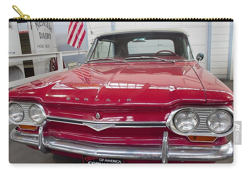Sport Carry-all Pouch featuring the photograph 1964 Chevy Corvair by Ali Baucom