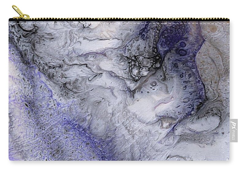 Abstract Painting Zip Pouch featuring the photograph Abstract #2 by Leanne Matson