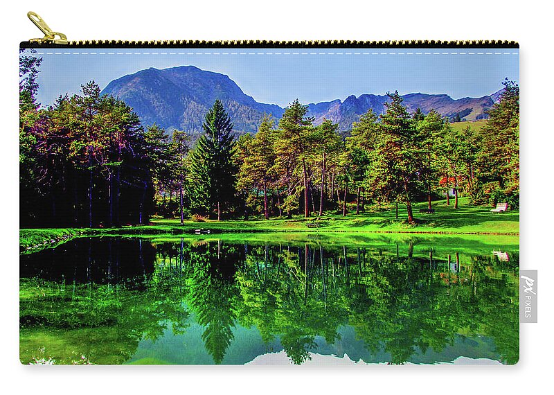Mountain Zip Pouch featuring the photograph Beautiful Landscape #2 by Cesar Vieira