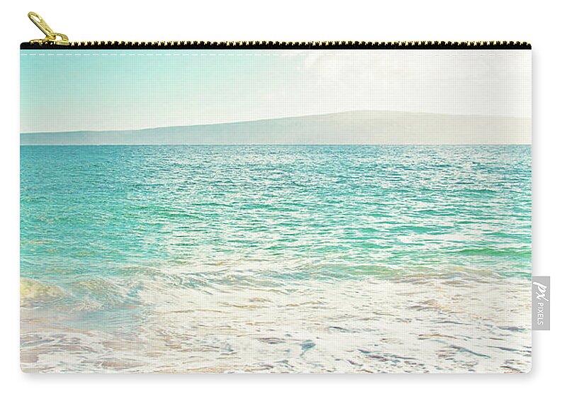 Big Beach Zip Pouch featuring the photograph Big Beach #3 by Sharon Mau