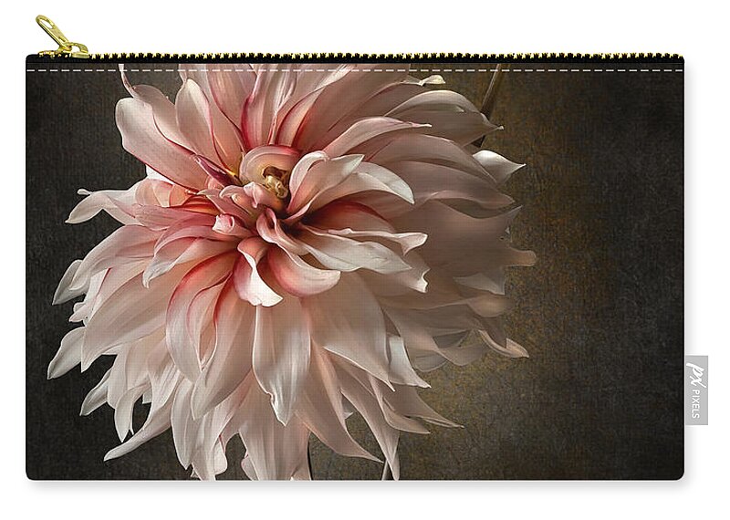 Endre Zip Pouch featuring the photograph Dahlia #2 by Endre Balogh