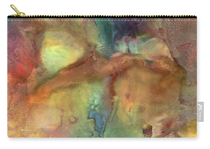 Abstract Zip Pouch featuring the painting Dawn on Neptune #2 by Sperry Andrews