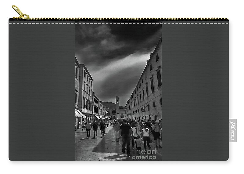 Europe Zip Pouch featuring the photograph Downtown Dubrovnik - Croatia #2 by Doc Braham