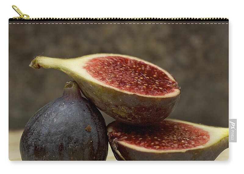 #faatoppicks Zip Pouch featuring the photograph Figs #2 by Bernard Jaubert