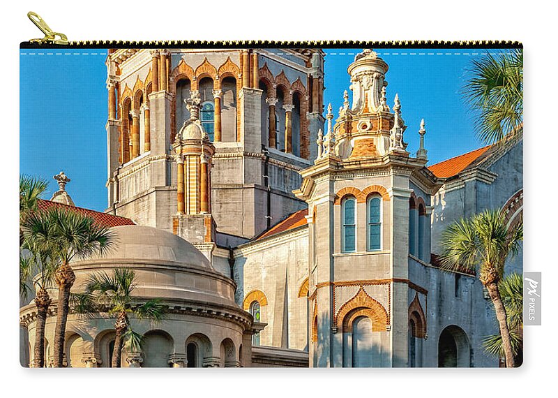 Structure Carry-all Pouch featuring the photograph Flagler Memorial Presbyterian Church 3 by Christopher Holmes