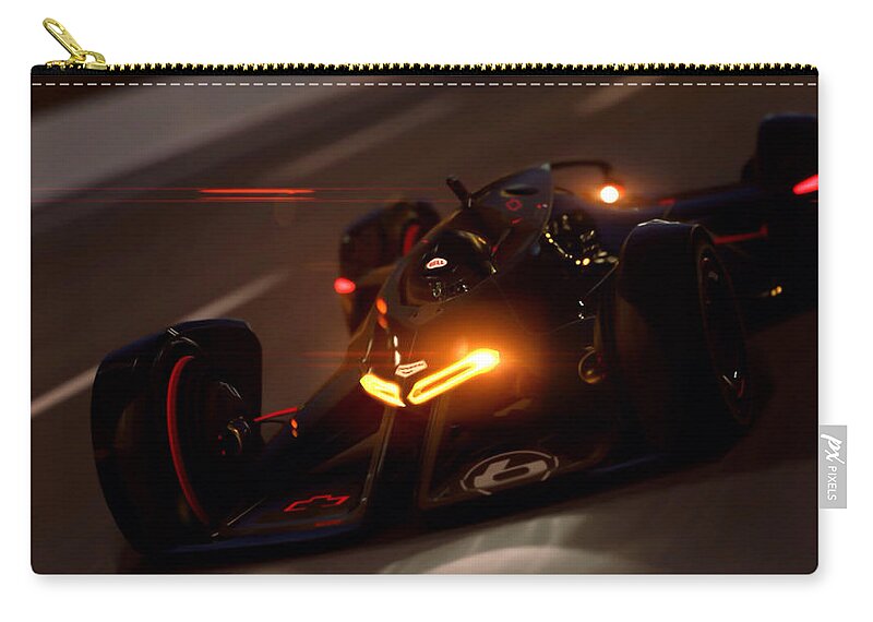Gran Turismo 6 Zip Pouch featuring the digital art Gran Turismo 6 #2 by Maye Loeser