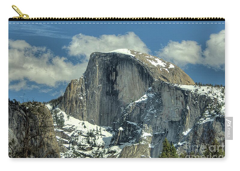 Half Dome Carry-all Pouch featuring the photograph Half Dome by Marc Bittan