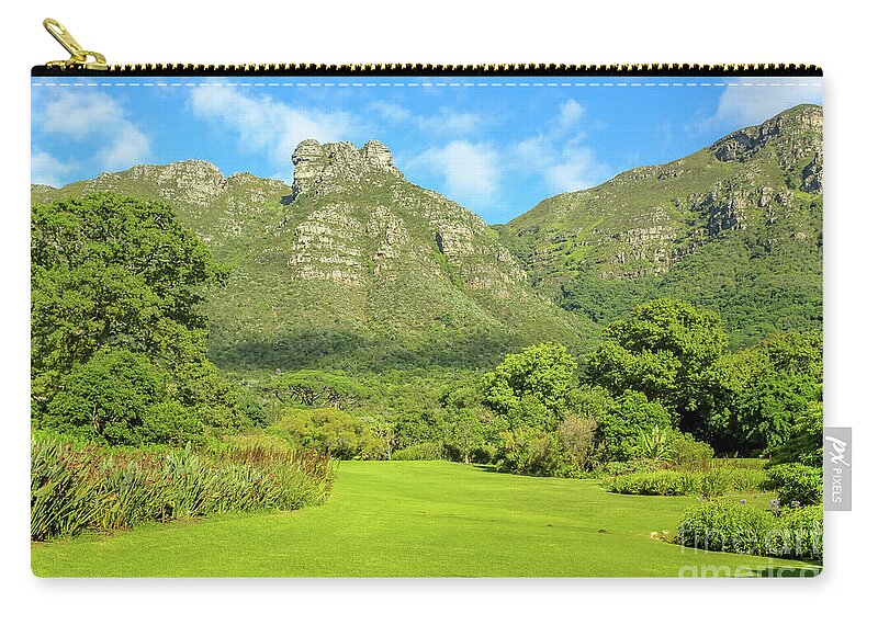 Cape Town Zip Pouch featuring the photograph Kirstenbosch Botanical Garden #2 by Benny Marty