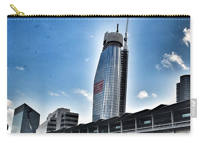 London Zip Pouch featuring the photograph Structures in London 4.0 by Joshua Miranda