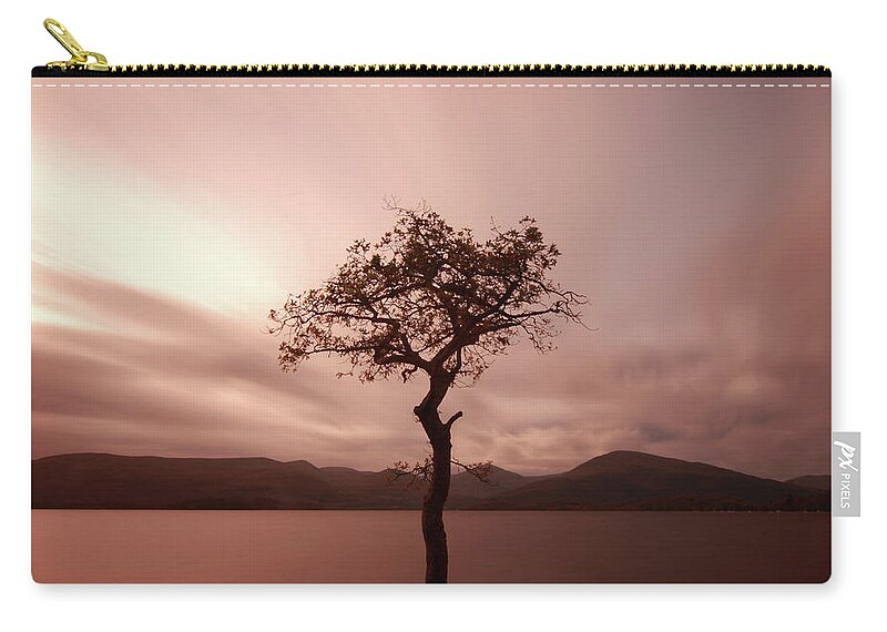 Loch Lomond Zip Pouch featuring the photograph Milarrochy Bay Sunset #2 by Maria Gaellman