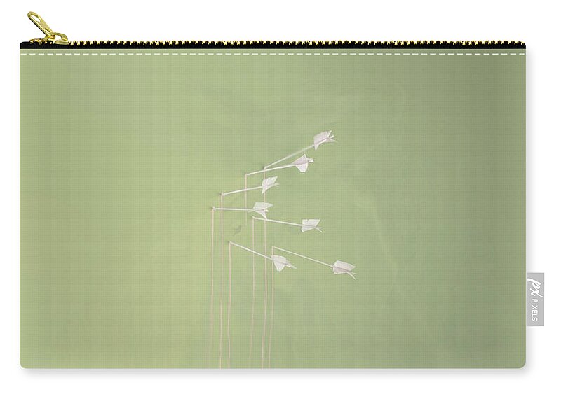 Modest Mouse Zip Pouch featuring the digital art Modest Mouse #2 by Super Lovely
