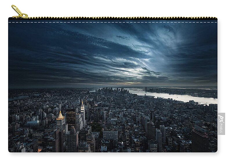 New York Zip Pouch featuring the photograph New York #2 by Jackie Russo