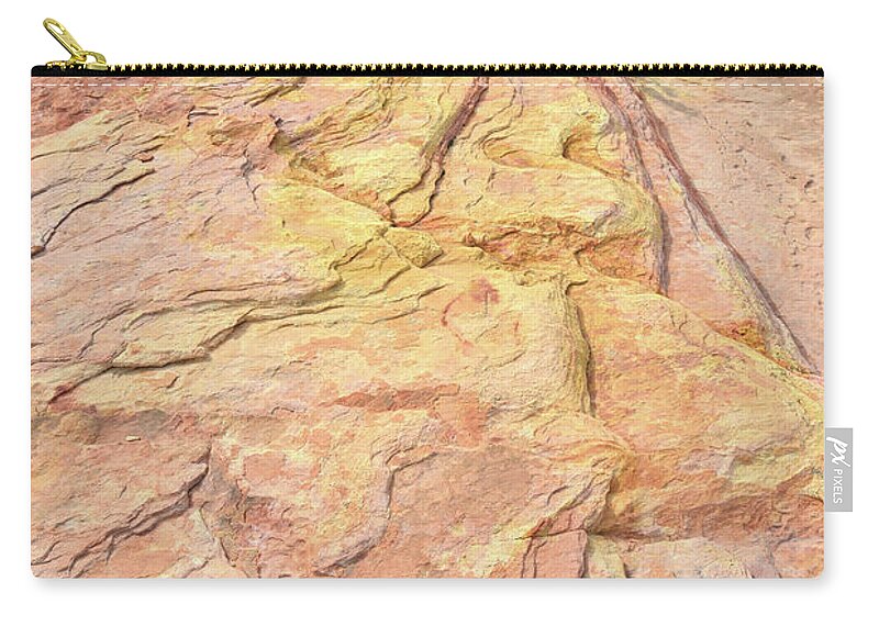 Valley Of Fire Zip Pouch featuring the photograph North Valley of Fire #2 by Ray Mathis