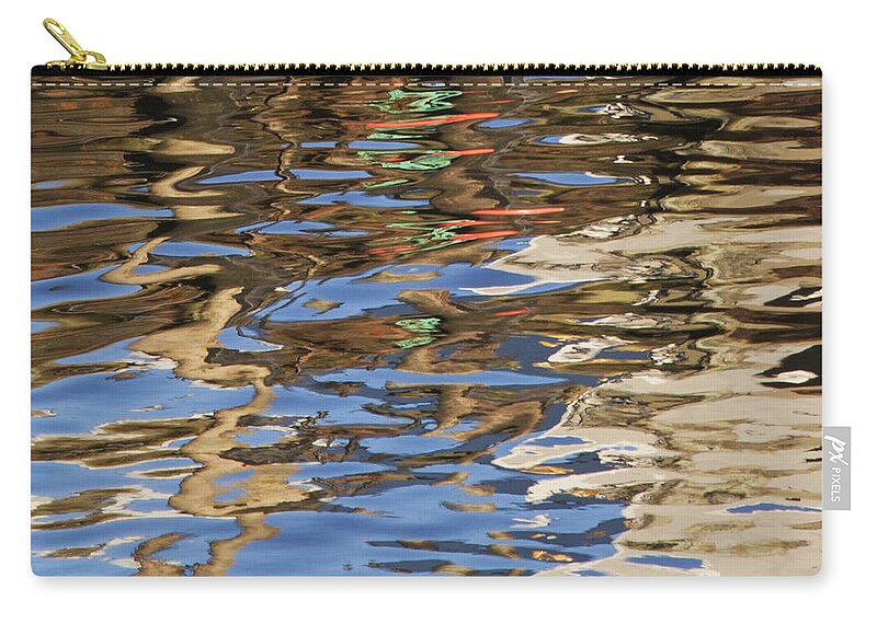 Charles Harden Zip Pouch featuring the photograph Reflections #1 by Charles Harden