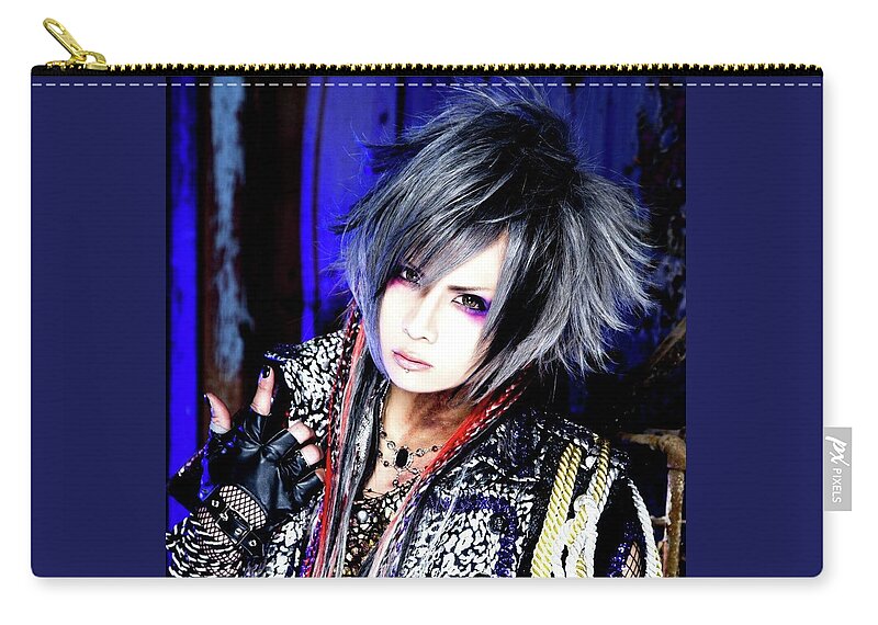 Royz Zip Pouch featuring the photograph Royz #2 by Jackie Russo