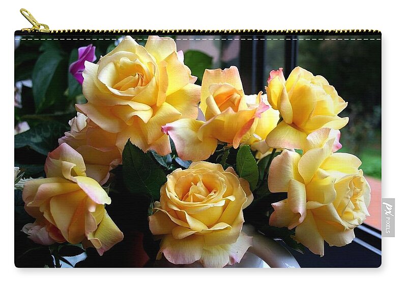 Still Life Zip Pouch featuring the photograph Still Life #2 by Mariel Mcmeeking