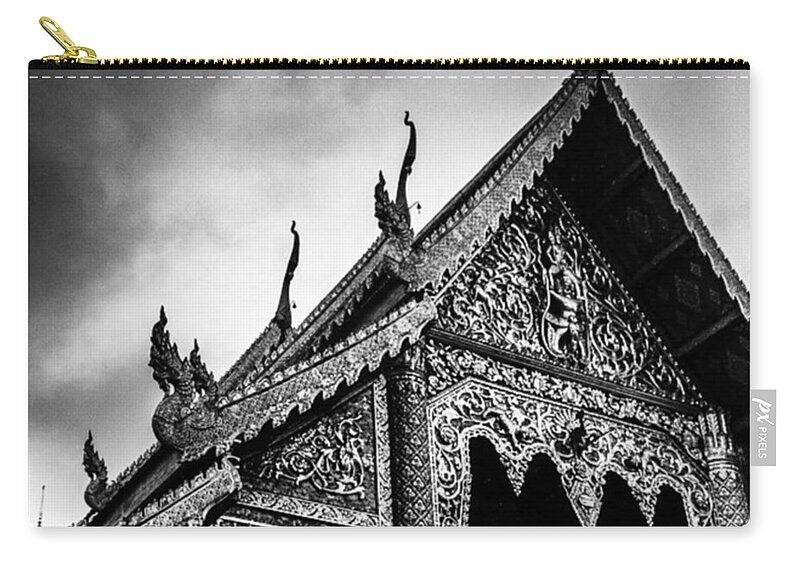Gold Zip Pouch featuring the photograph Thailand #2 by Aleck Cartwright