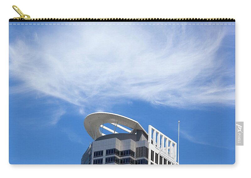 Clouds Zip Pouch featuring the photograph The Cloud #2 by Ramunas Bruzas