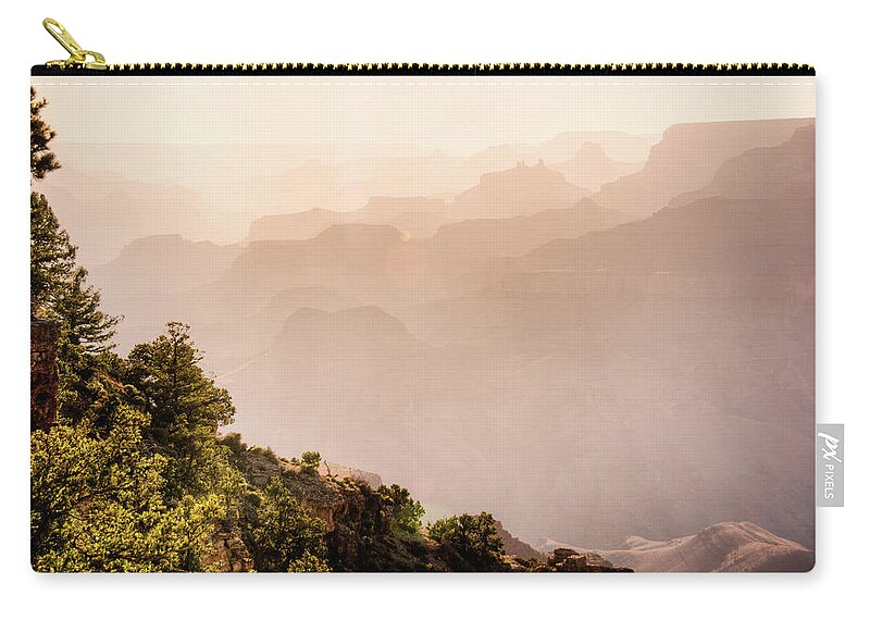 The Grand Canyon Zip Pouch featuring the photograph The Grand Canyon #2 by Brett Engle