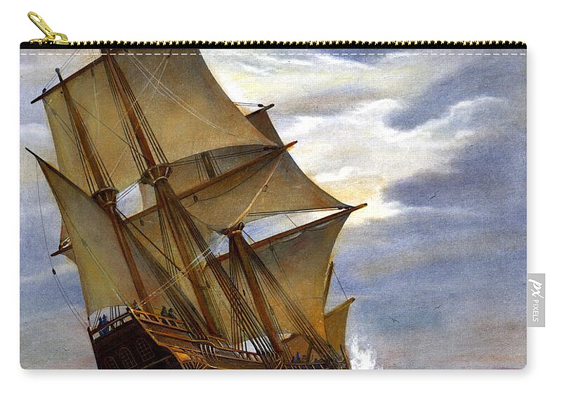1620 Zip Pouch featuring the photograph The Mayflower #2 by Granger