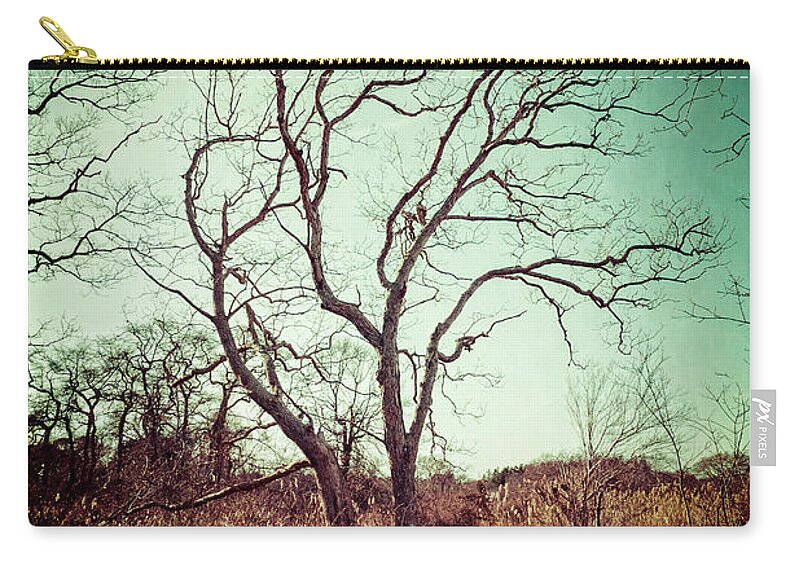Sandwich Game Farm Zip Pouch featuring the photograph Tree #2 by Frank Winters