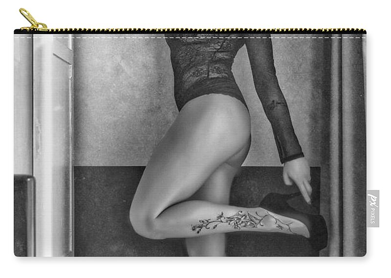 Glamour Carry-all Pouch featuring the photograph Trust yourself then you will know how to live by Traven Milovich